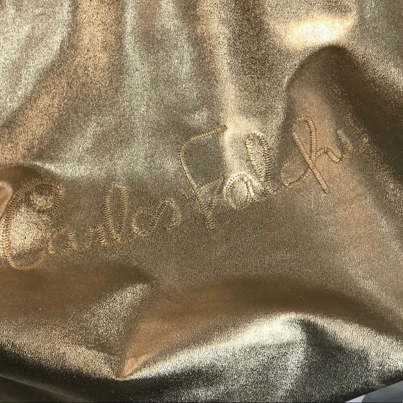 VINTAGE GOLD PURSE BY CARLOS FALCHI - Picture 4 of 8